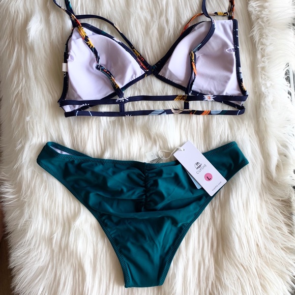 NWT CUPSHE Bikini Size Large - Picture 4 of 6